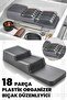 39 X 14 cm - New Generation Knife Stand Set with a Capacity of 18 Pieces Kitchen Cabinet Drawer Organizer