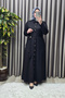 Women's Clothing Plus Size Buttoned Sporty Belted Dress - 8