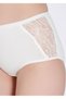 0121 Modal-Cotton High Waist Lace Side 4-Piece Women's Panties - 3