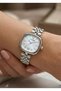 Women's Silver Metal Cord Wristwatch with 2 Year Warranty - 2