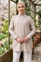 Oversize Linen Shirt Beige Hm2904 - 2