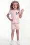 Girl's Printed Double Set B12