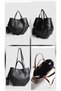 Modern and Stylish Large Capacity Black Shoulder Bag