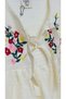 Girl's Floral Embroidered Short Sleeve Muslin Fabric Dress - 2