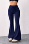Women's High Waist Flare Leg Sweatpants – 2 Thread Count Fabric Casual & Sports Sweatpants - 2