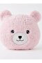 Soft Plush Pillow with Pink Teddy Bear, Birthday Gift for Lover, Girl, Sleeping Companion - 4