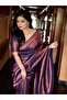 Navy Blue Silk Saree - MAF3046 | Navy Blue