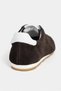 Ladin Bitter Brown Suede Leather Flat Sole Lace-Up Women's Sports Shoes - 8