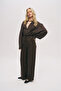 Women's Wide Leg Lace-Up Solid Color Trousers - 4