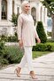 Oversize Linen Shirt Beige Hm2904 - 4