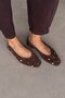 Allegro Brown Genuine Leather Ballerinas - 3