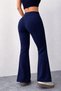 Women's High Waist Flare Leg Sweatpants – 2 Thread Count Fabric Casual & Sports Sweatpants - 5