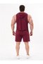 -Men's Gym Printed Sports Tank Top-Shorts 2-Piece Set Cotton Oversized Fit 23 - 2