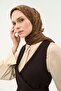 وشاح تينسل مونار بنمط ديزي باللون البني والأخضر 90×90
