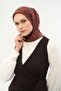 وشاح تينسل مونار بنمط ساراي سبرينج بلون المنك الداكن 90×90