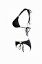 Triangle Beaded String Bikini Set - 3