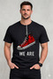 Unisex Oversize T-Shirt We Are Printed 100% Cotton T-Shirt Comfortable Fit