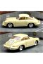 1:32 Scale - Die-Cast Model Porsche 356 B Carrera 2 Car with Pull-Back Action & Openable Doors-Beige - 2