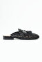 Fable Genuine Leather Black Daily Comfortable Women's Slippers - 2