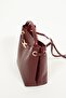 Women's Venty Cherry Color Gold Buckle Hand and Shoulder Bag - 4