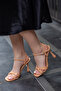 Emily Ten Patent Leather Ankle Strap Cross Strap Heeled Shoes - 4