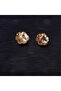 Pearl Purple Color Pearlescent Flower Earrings - 6