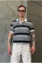 Striped Premium Polo Collar