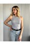 Women's 2-Piece Halter Neck Ribbed Tank Top - 2