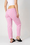 Cotton Thin Breathable Fabric Ribbon Waist Detail Pocketless Women's Pajama Bottoms - 5