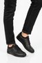Black Genuine Leather Gel Sole Anatomical Men's Casual Shoes 418 m - 3