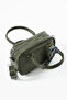 Women's Khaki Green Knitted Patterned Scarf Detailed Hand and Shoulder Women's Bag - 4