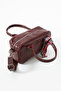 Women's Burgundy Knitted Patterned Scarf Detailed Hand and Shoulder Women's Bag - 4