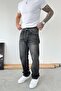 Black Reverse Stitch Detail Baggy Trousers - 2