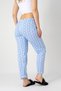 Cotton Thin Breathable Fabric Ribbon Waist Detail Pocketless Women's Pajama Bottoms - 4