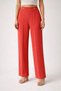 Loose Trousers with Bronchial Detail, Three-Quarter Sleeves, Crepe Double Suit - 5