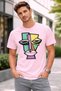 Unisex Oversize T-Shirt Painted Face Printed 100% Cotton T-Shirt Comfortable Fit