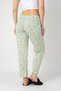 Cotton Thin Breathable Fabric Ribbon Waist Detail Pocketless Women's Pajama Bottoms - 3