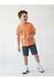 Lcw Kidsorange Printed Boys' T-Shirt and Shorts - 2