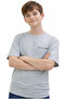Boy's No Fakers Text Patterned Gray Color Short Sleeve T-Shirt - 3