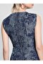 Jacquard denim mini dress - 8