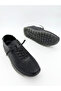 Women's Black Inner Outer 100% Genuine Leather Laser Printed Perforated Rubber Laced Comfort Shoes Vdz03019 - 4