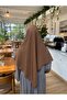 Oversized Medina Silk Scarf Sweet Coffee 120X120 cm