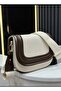 Women's Straw Handbag and Shoulder Bag Brown