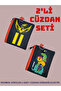 Children's Wallet (2 Pcs), Coin Wallet, Wallet with Card Holder and Keyring, Multi-Purpose Organizer