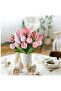 4 Color Flower Making Set – 100 Chenille Yarns (Powder Pink, Light Pink, Pastel Pink, Green) - 2