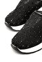 Ljn 0826 Mesh Stone Detailed Flat Sole Slippers - 4