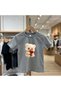 Rose Holding Teddy Bear Printed 100% Cotton Crew Neck Kids Unisex T-Shirt 5 6 -7 8-9 10 -11 12 Years Old