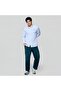 Men’s Cotton Slim Oxford Shirt with Embroidery - 6