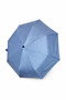 Automatic Folding Umbrella Windproof, Compact, Button Opening, Cover Included, Blue - 2