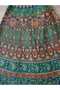 Ethnic, Bohemian, 100% Cotton, Organic Dye, Long, Wrap (Wrapped) Skirt - 5